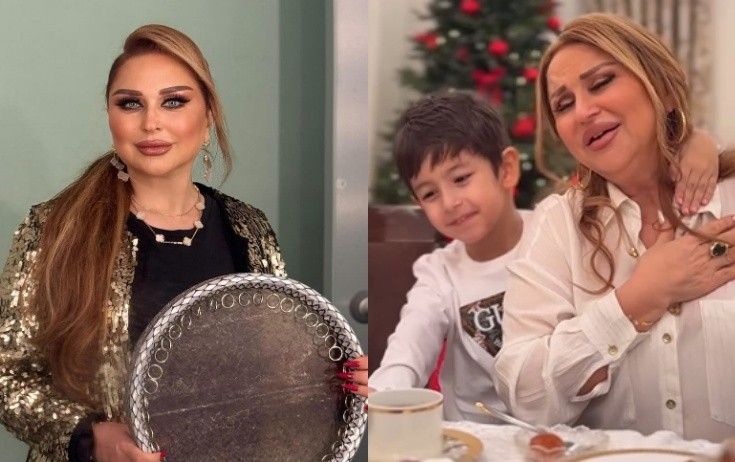 Mələkxanım Eyubova nəvəsini belə təbrik etdi - Video