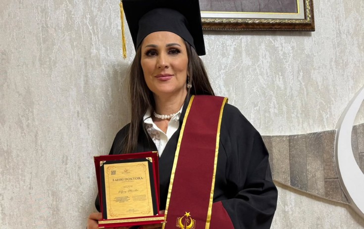 Gülyanaq Məmmədovaya "Fəxri doktor"  adı verildi - Fotolar