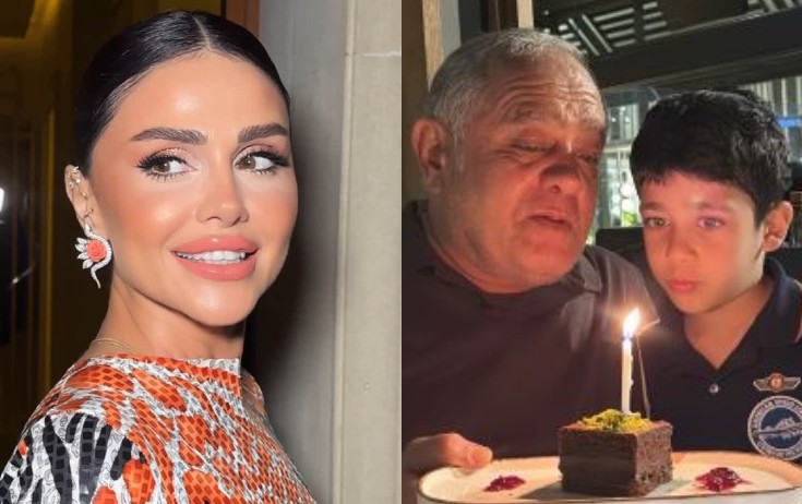 Atasının ad gününü belə təbrik etdi - Foto