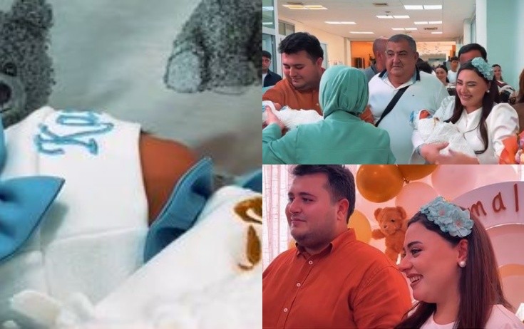Almaxanımdan əkizləri ilə bağlı paylaşım - Video