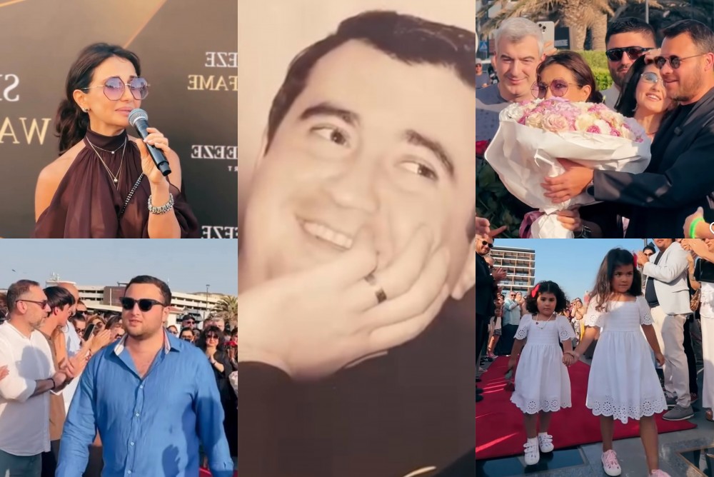 Ailəsi Anar Məmmədxanovla bağlı tədbirdə - Video