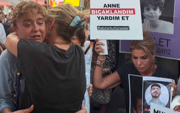 Gülben Ergen öldürülən 15 yaşlı Mattia üçün aksiyaya qoşuldu - Video