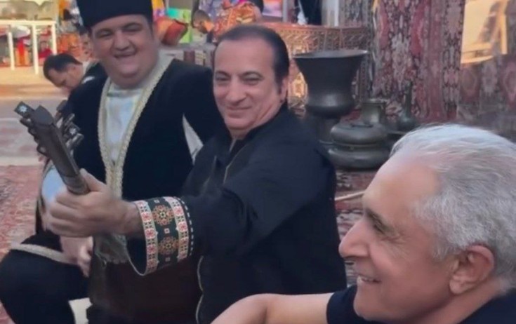 Natiq Şirinov sazda çaldı, Alim Qasımovla Aşıq Əli  oxudu - Video