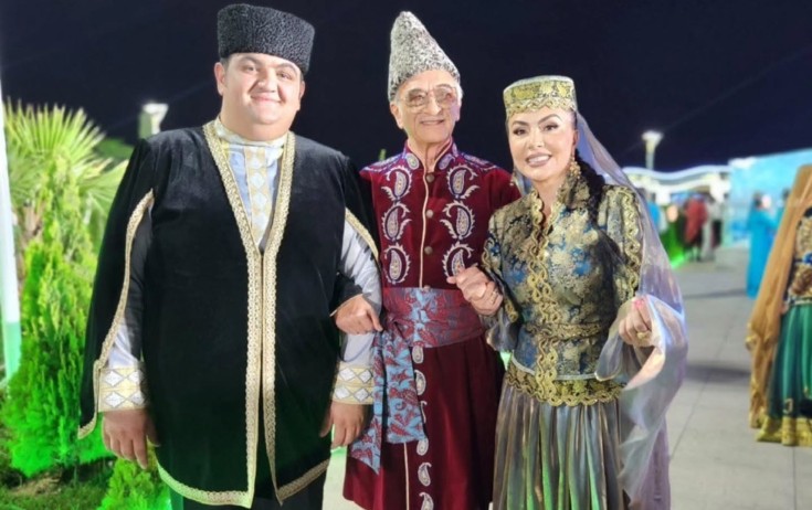Türkmənistanda Polad Bülbüloğlu ilə bir araya gəldilər - Fotolar