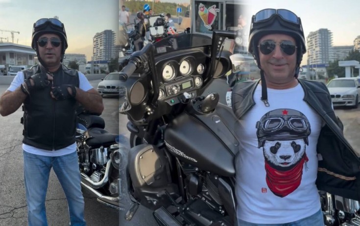 Rafael İsgəndərovun motosikleti - Video