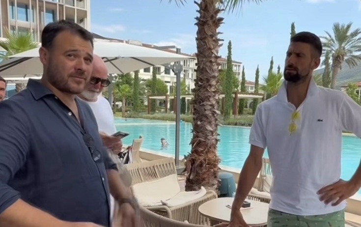Emin Novak Cokoviçlə görüşdü - Video
