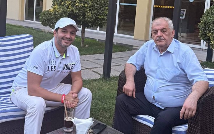 Xəyyam Vaqif Gərayzadə ilə bir arada - Foto