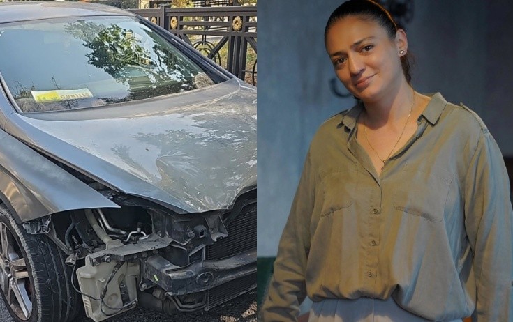 Azərbaycanlı aktrisa qəzaya düşdü, sığorta şirkəti ziyanı qarşılamır - Fotolar