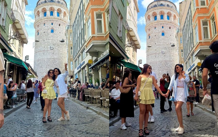 Vüsalənin qızı ilə İstanbul tətili - Fotolar