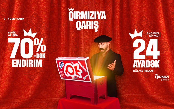 “Qırmızı şənbə!” - “Baku Electronics”də 70%-dək endirim