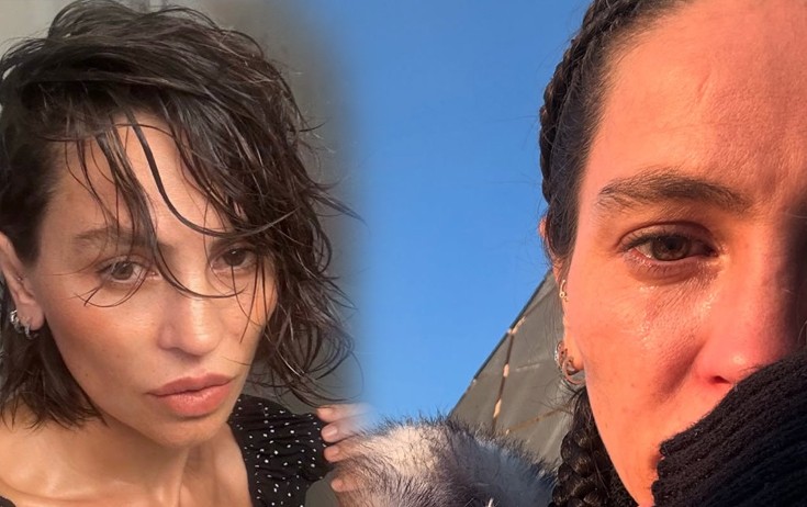 Günay ağlayan fotosunu paylaşdı