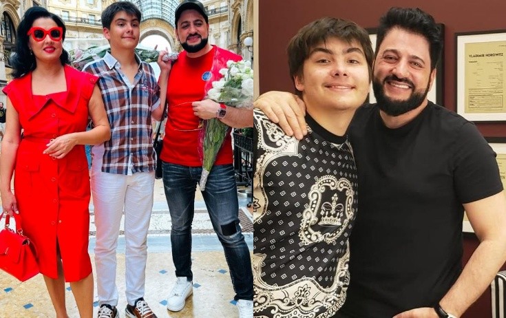 Anası ilə boşansa da, oğlunu unutmadı - Fotolar