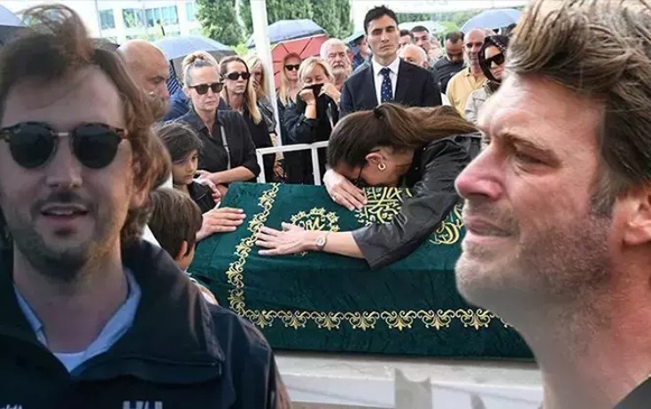 Dostunun dəfnində hönkür-hönkür ağladı - Video
