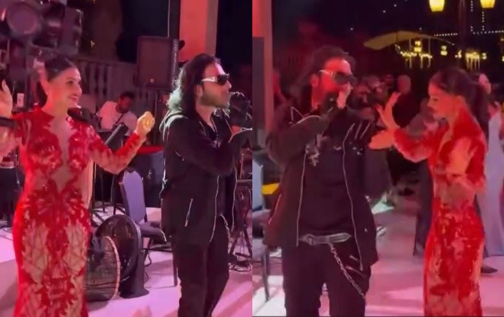 İsmayıl YK oxudu, Günel rəqs etdi - Video