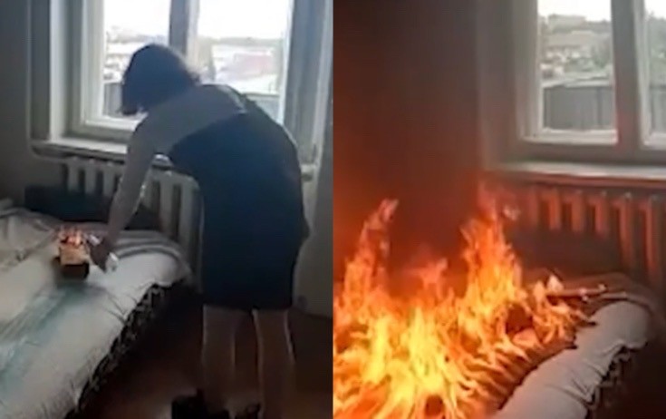 TikTok-a görə evi yandırdı - Video