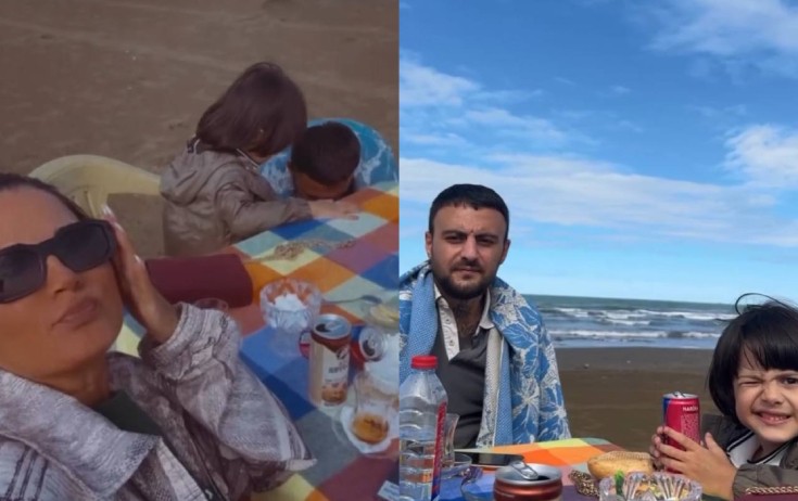 Natavanla Dado birlikdə belə dincəlir - Video