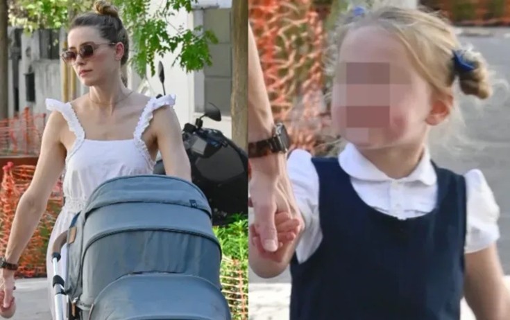 Ember Hörd ilk dəfə 3 övladı ilə birgə - Foto