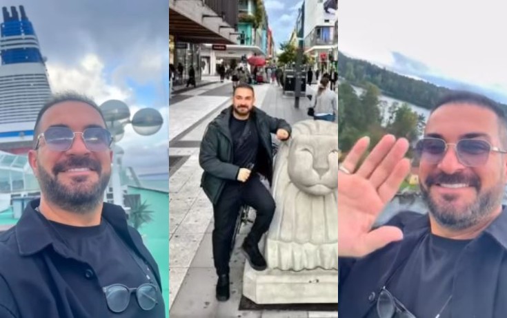 Avropanı bu dəfə gəmi ilə gəzdi - Video