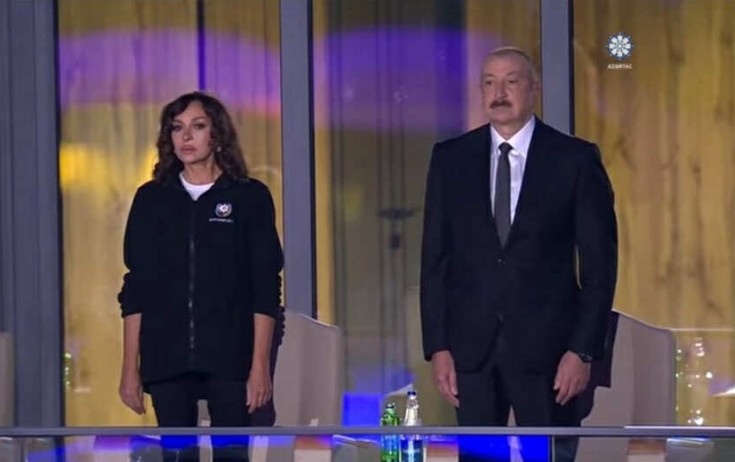 Prezident xanımı ilə Gəncədə III MDB Oyunlarının açılışına qatıldı - Fotolar