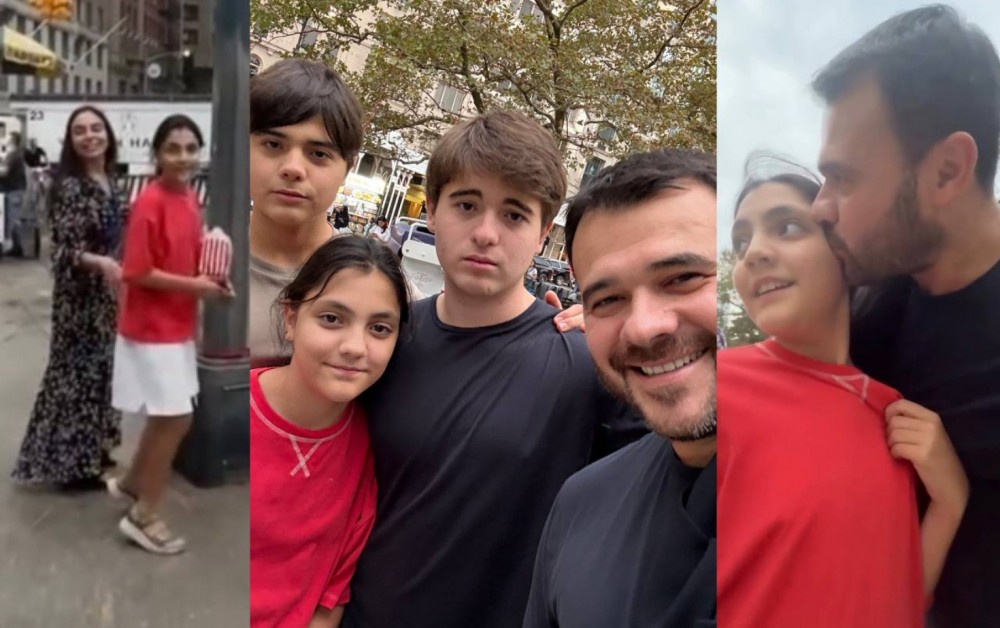 Emin Leyla Əliyeva və övladları ilə Amerikadan görüntülər paylaşdı