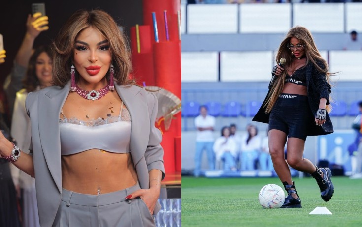 "Qarabağ"ın qalibiyyət xəbərini səhnədə öyrənən Aygün Kazımova - Video
