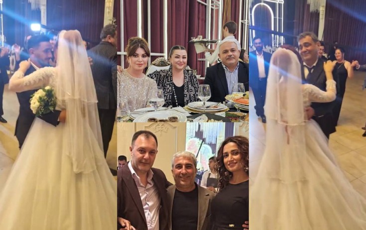 Əməkdar artist qızına toy etdi - Video