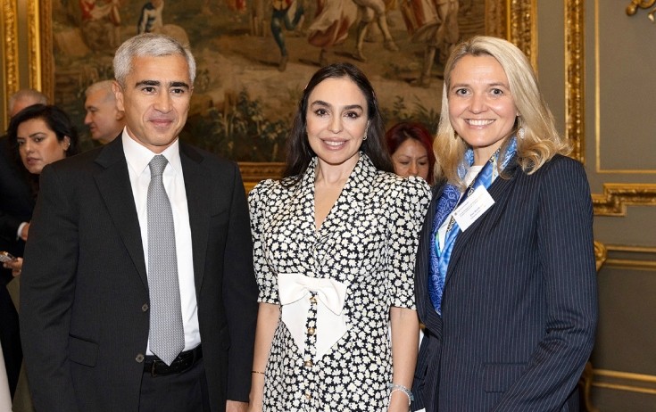 Leyla Əliyeva Londonda yüksəksəviyyəli iqlim dialoqunda - Fotolar