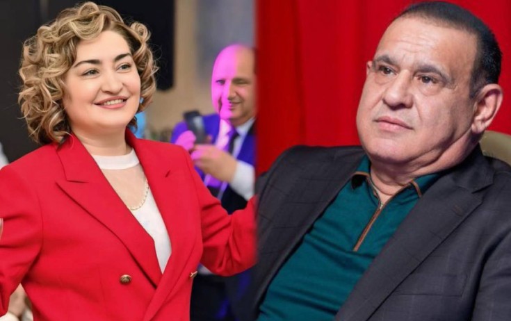 Tacir Şahmalıoğlu ilə Fədayə Laçın bir arada - Foto