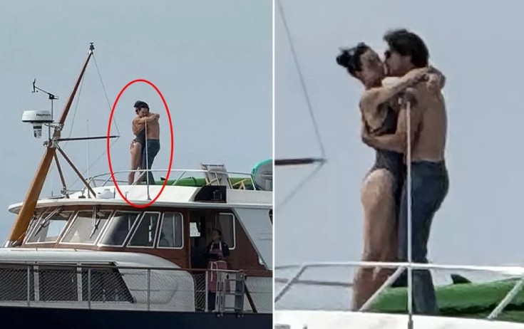 Keti Perri keçmiş baş nazirlə öpüşərkən görüntüləndi