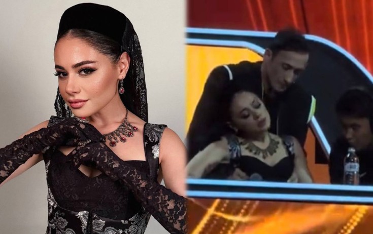 Samirənin canlı yayımda halı pisləşdi - Video