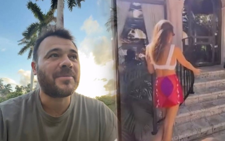 Emindən xanımı ilə bağlı paylaşım - Video