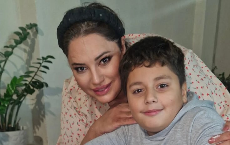 Aytən Səfərovanın 10 yaşlı oğlu - Foto