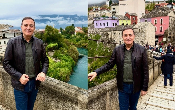 Mənsum İbrahimov Bosniya və Herseqovinada - Fotolar
