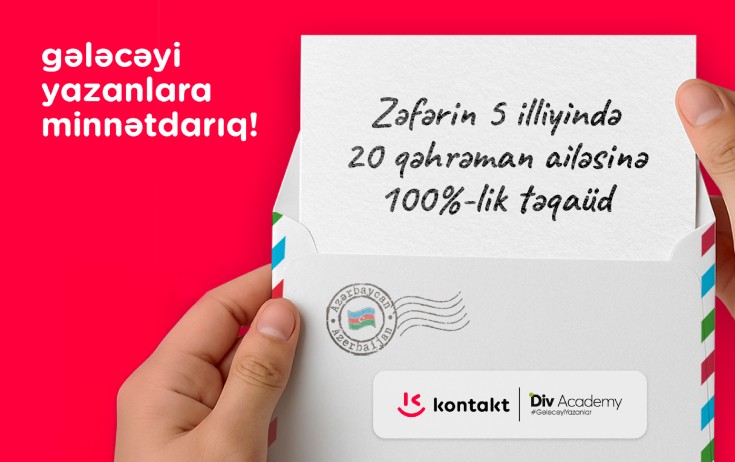 “Kontakt”dan qazi və şəhid ailəsi üzvü olan 20 nəfərə tam təqaüd