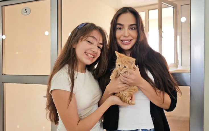 Leyla Əliyeva Heyvanlara Qayğı Mərkəzində - Fotolar