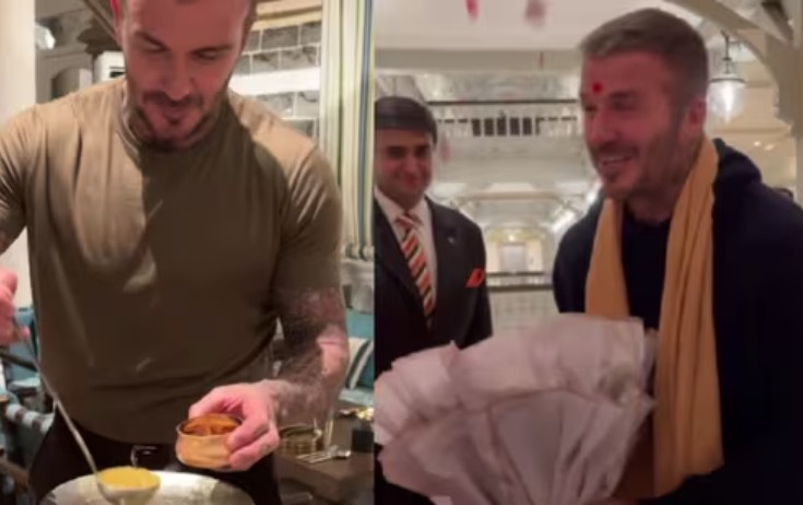 Devid Bekhem də Hindistana getdi - Video