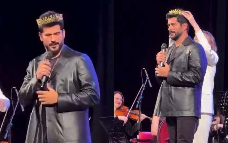 Rusiyada Burakın başına tac taxıb, "kral" adlandırdılar - Video