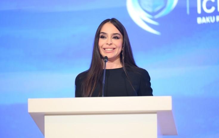 Leyla Əliyeva beynəlxalq konfransın açılışında - Fotolar