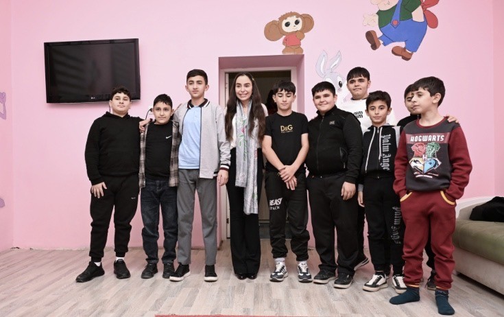 Leyla Əliyeva onları ziyarət etdi - Fotolar