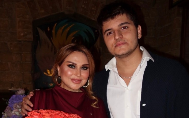 Mələkxanım Eyubova oğlunu belə təbrik etdi - Fotolar