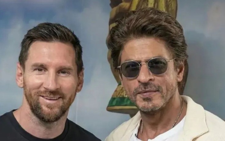 Messi və Şahrux Xan bir arada - Fotolar