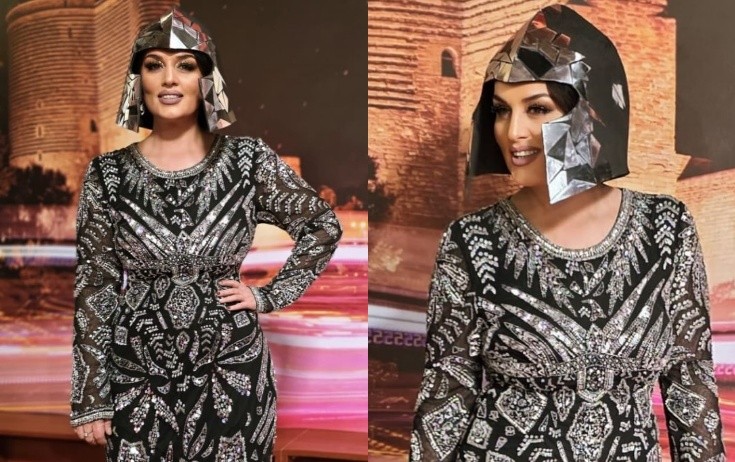 Elza Seyidcahan bu dəfə başına dəbilqə taxtı - Fotolar