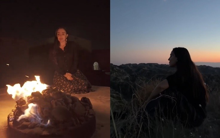 Leyla Əliyeva Nüsrət Kəsəmənlinin şeirini səsləndirdi - Video