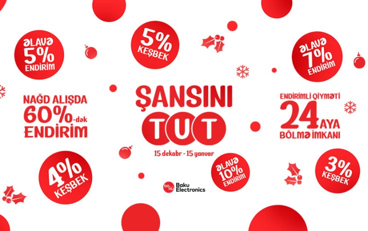 "Baku Electronics"də “Şansını Tut” başladı! - Endirimlərin sehrinə hazırsınız?