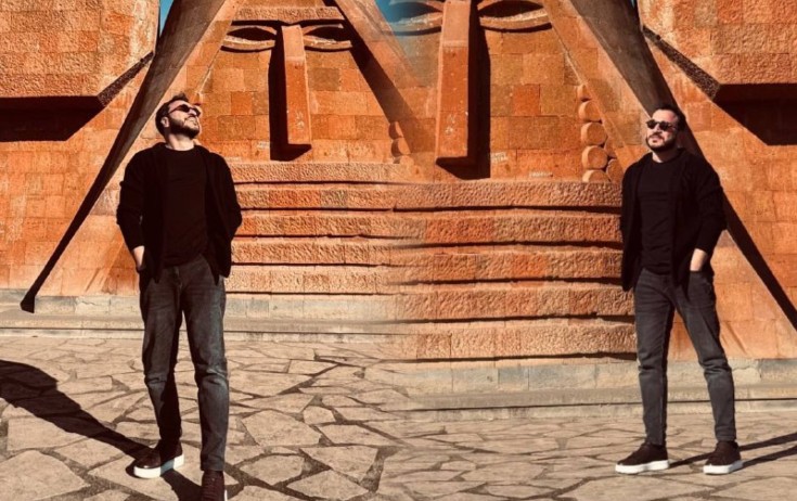 Elvinin Xankəndi gəzintisi - Fotolar+Video