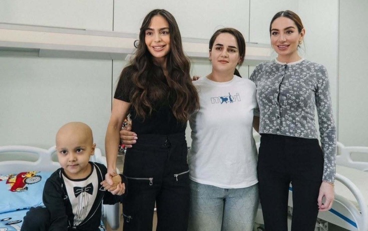 Leyla və Arzu Əliyevalar Milli Onkologiya Mərkəzində - Fotolar