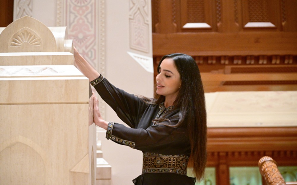 Leyla Əliyeva Maskatda Sultan Opera Evində - Fotolar