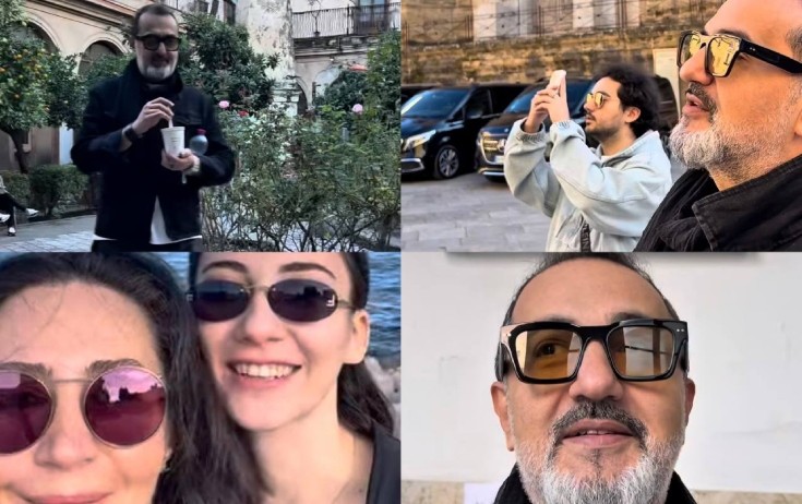 Xalq artistinin ailəsi ilə İtaliya gəzintisi - Video