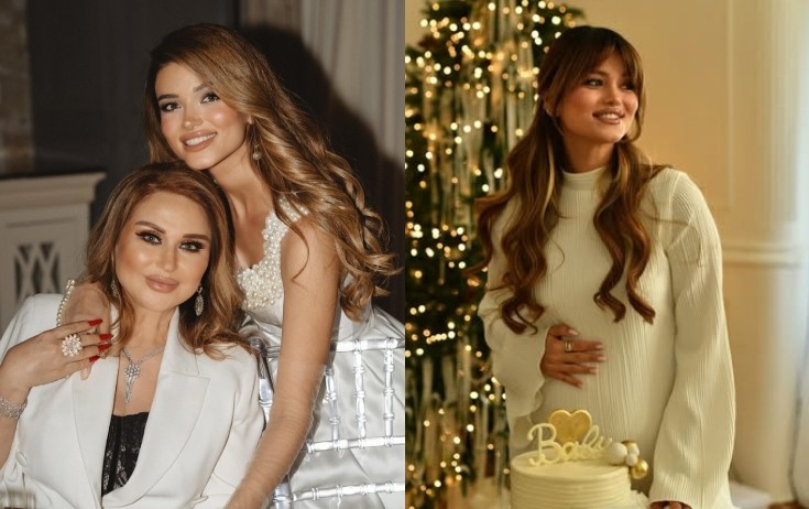Qızının hamiləlik paylaşımından danışdı - Fotolar
