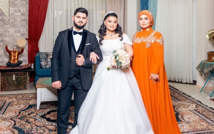 Fərqanə Qasımova qızının toyundan fotolar paylaşdı